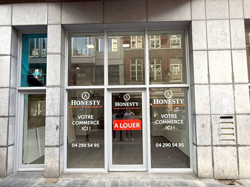 Commerce à louer à Liège 4000 1475.00€  chambres 75.00m² - annonce 519198