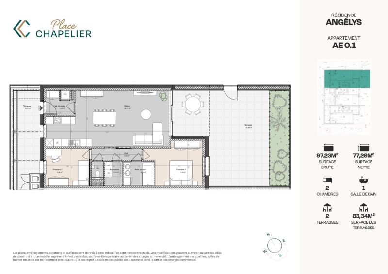 Appartement à vendre à Herve 4650 349000.00€ 2 chambres 97.00m² - annonce 520936