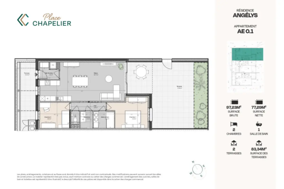 Appartement à vendre à Herve 4650 349000.00€ 2 chambres 97.00m² - annonce 520936