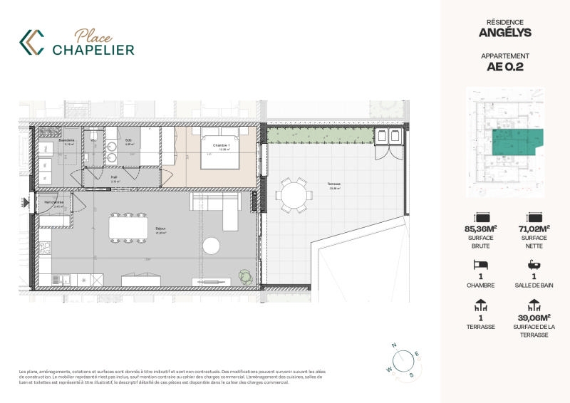 Appartement à vendre à Herve 4650 275000.00€ 1 chambres 85.00m² - annonce 520962