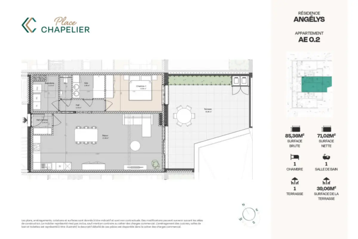 Appartement à vendre à Herve 4650 275000.00€ 1 chambres 85.00m² - annonce 520962