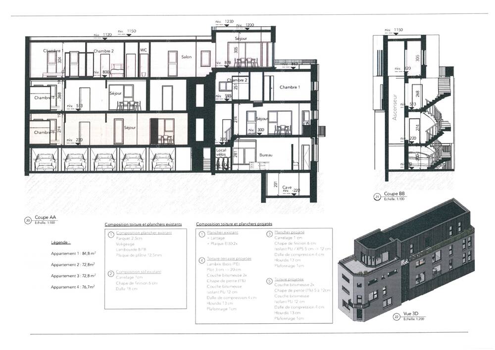 Immeuble de rapport - Immeuble à appartement à vendre à Seraing 4100 175000.00€ 4 chambres m² - annonce 537308