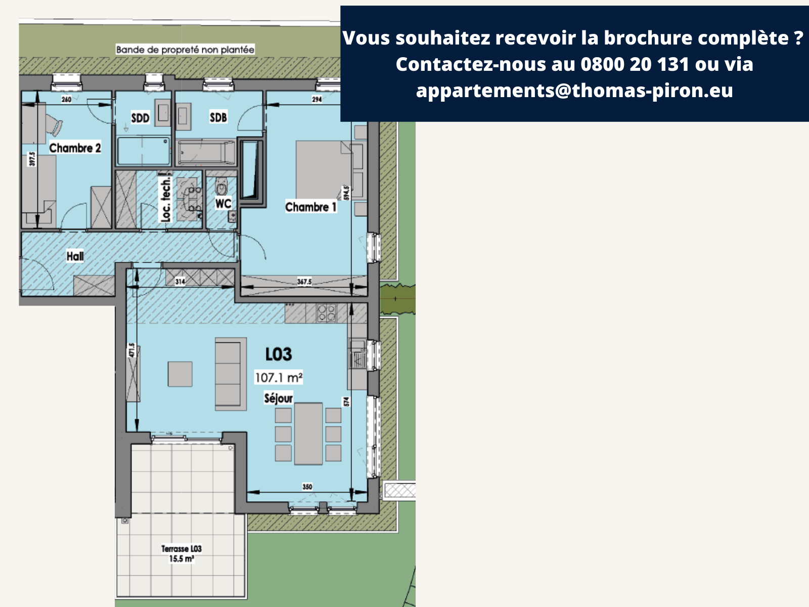 Appartement à vendre à Eupen 4700 0.00€ 2 chambres 107.00m² - annonce 555603