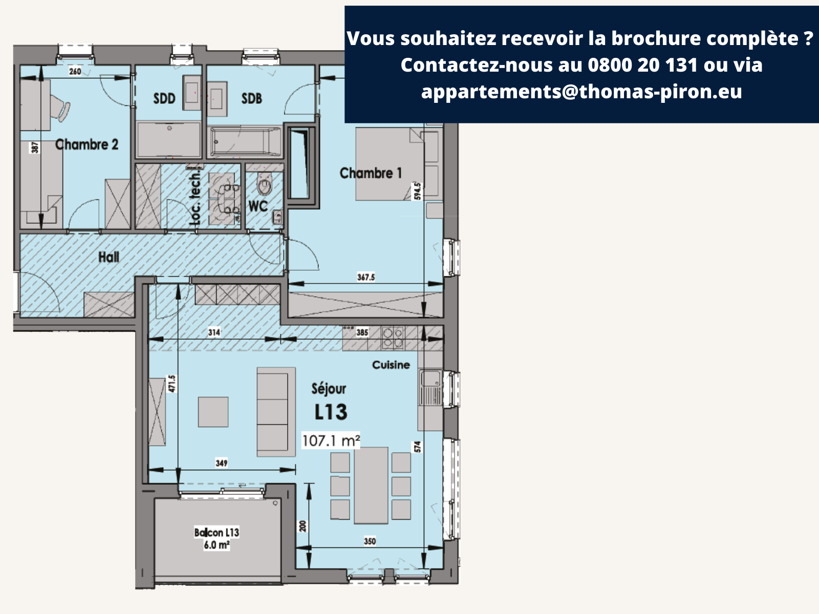 Appartement à vendre à Eupen 4700 0.00€ 2 chambres 107.00m² - annonce 555593