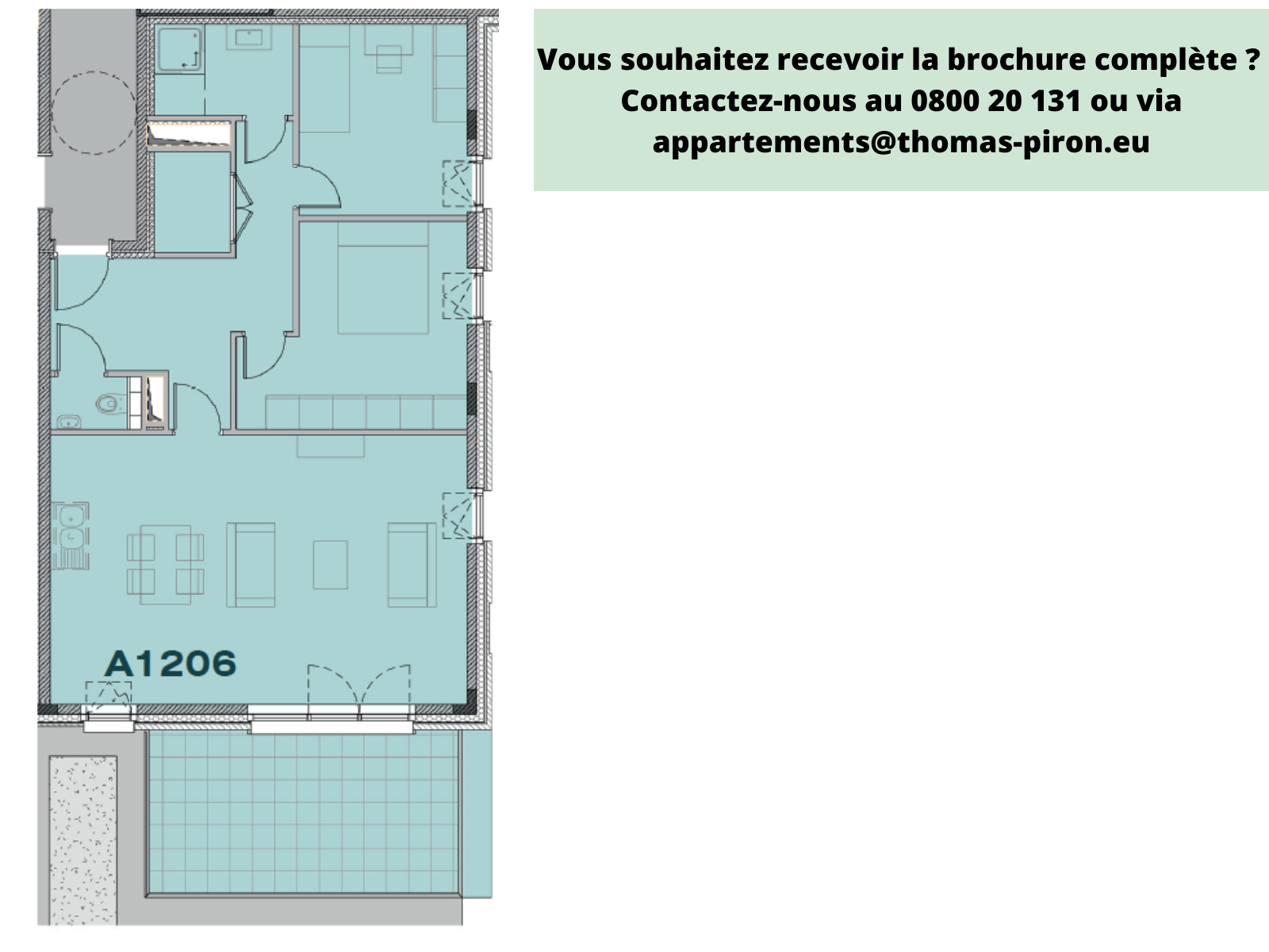 Appartement à vendre à Seraing 4100 267000.00€ 2 chambres 95.00m² - annonce 555679