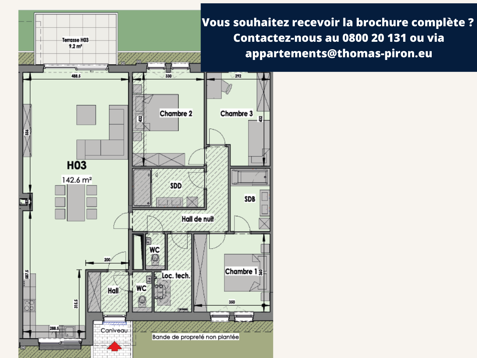 Appartement à vendre à Eupen 4700 0.00€ 3 chambres 143.00m² - annonce 555605