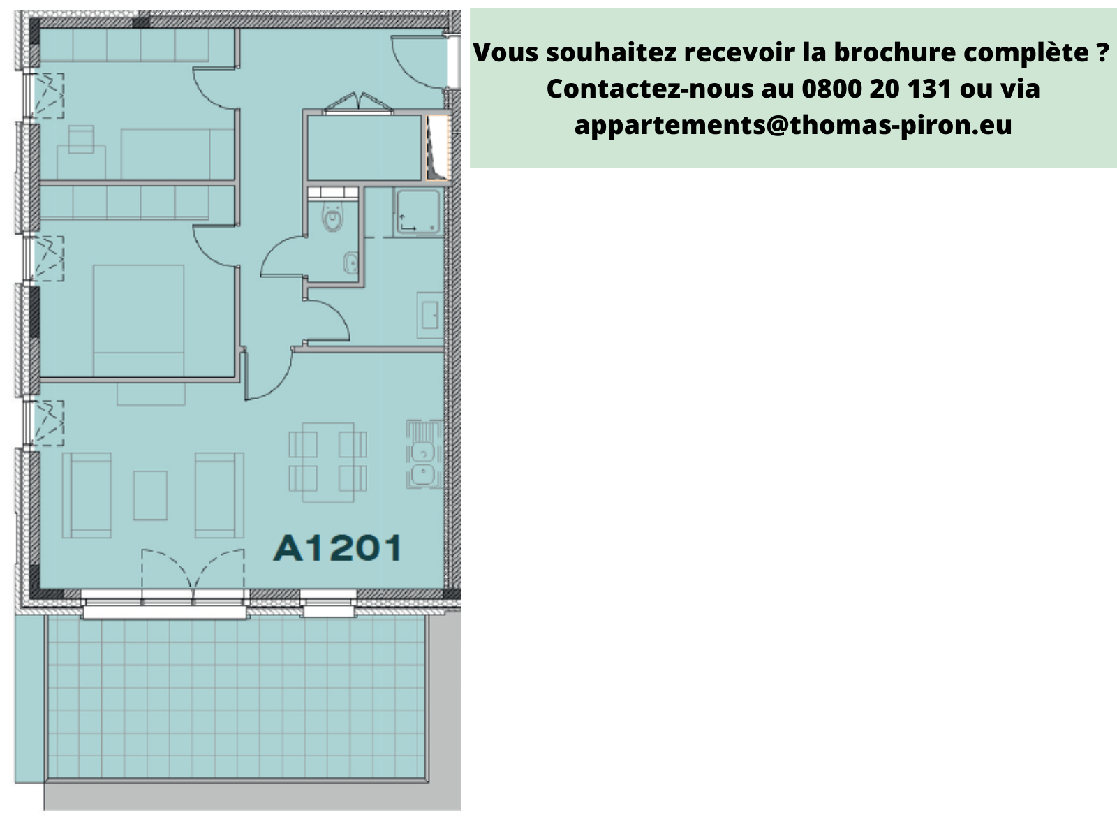 Appartement à vendre à Seraing 4100 247000.00€ 2 chambres 83.00m² - annonce 555681