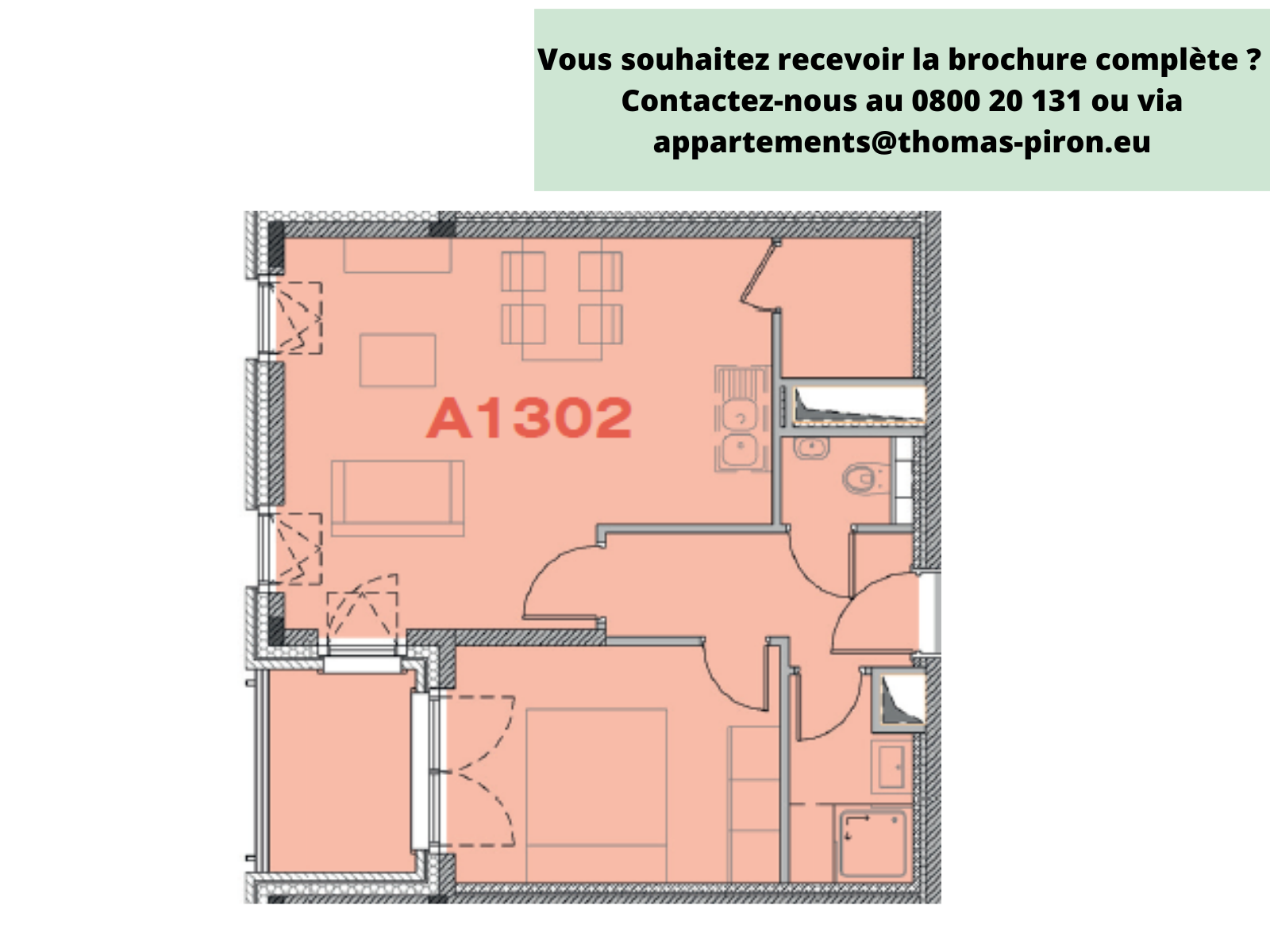Appartement à vendre à Seraing 4100 161000.00€ 1 chambres 55.00m² - annonce 555678
