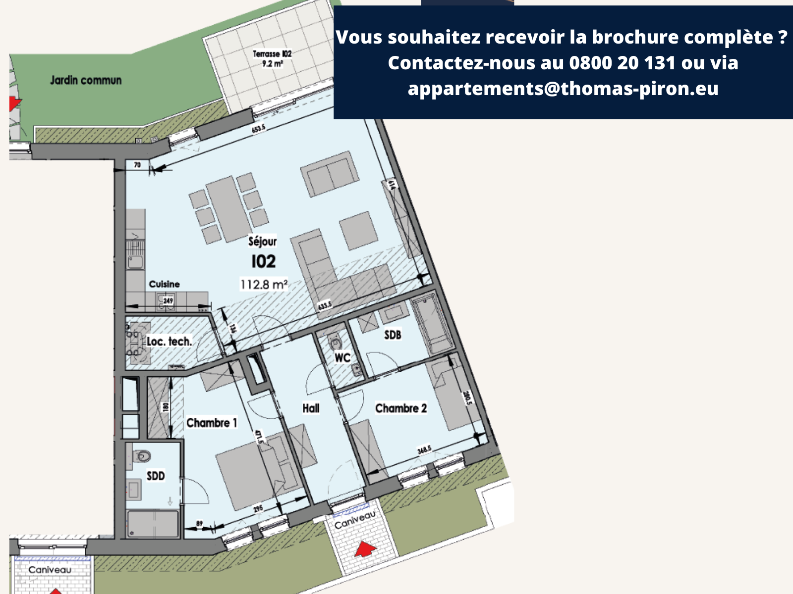 Appartement à vendre à Eupen 4700 271471.00€ 2 chambres 113.00m² - annonce 555604