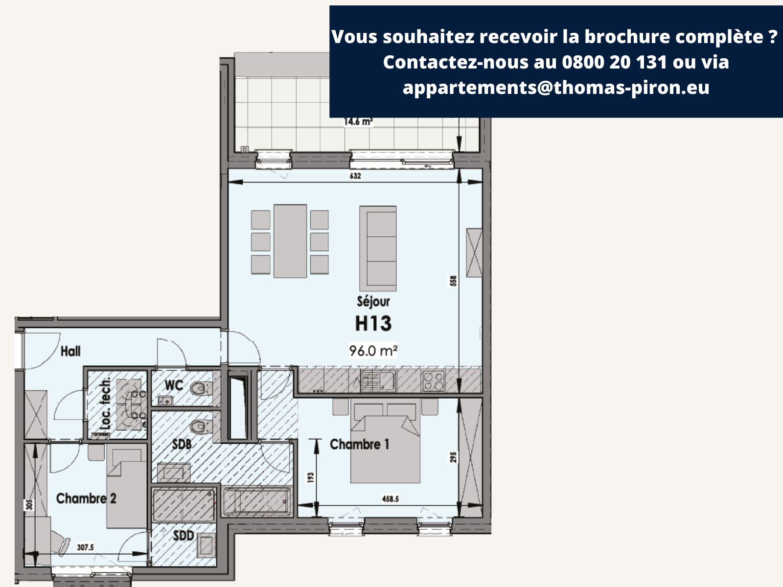 Appartement à vendre à Eupen 4700 0.00€ 2 chambres 96.00m² - annonce 555597
