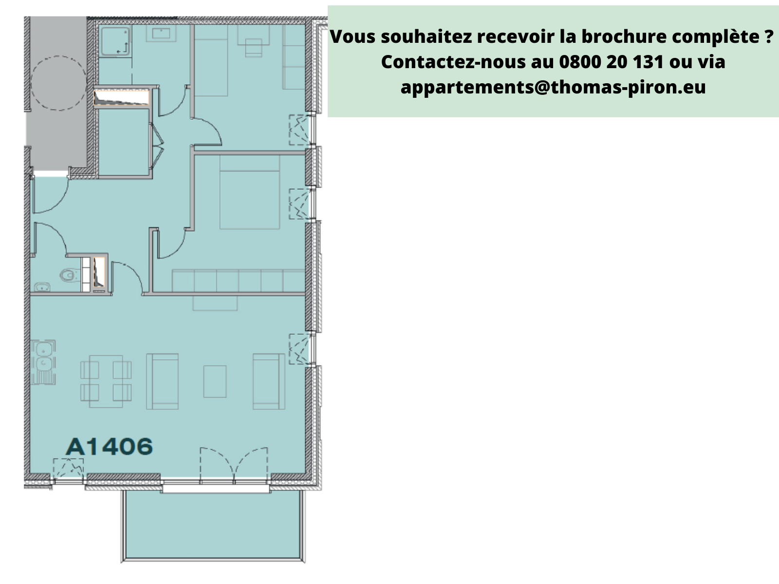 Appartement à vendre à Seraing 4100 269000.00€ 2 chambres 95.00m² - annonce 555673