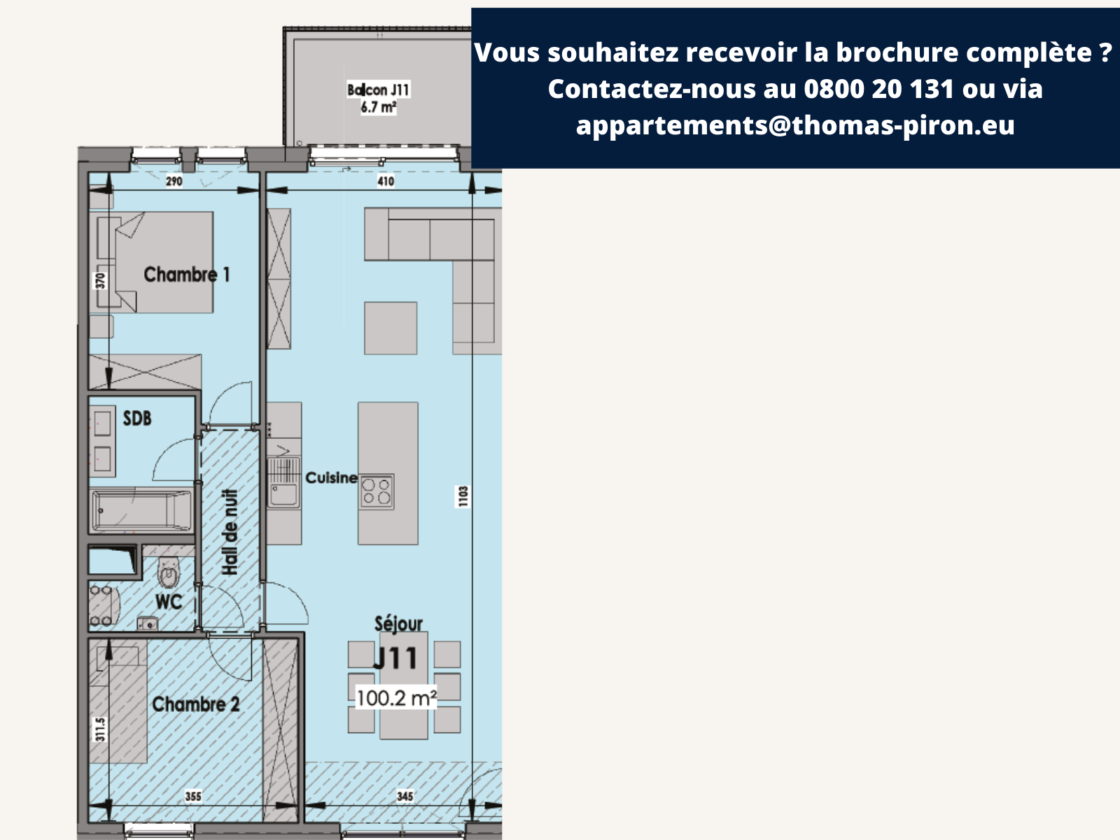 Appartement à vendre à Eupen 4700 0.00€ 2 chambres 100.00m² - annonce 555601
