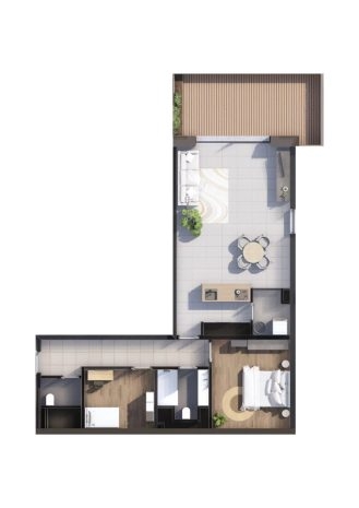 Appartement à vendre à Hauset 4730 404132.00€ 2 chambres 94.00m² - annonce 567719