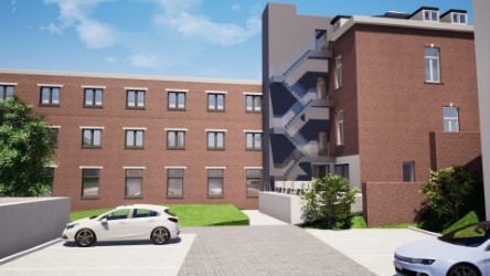 Appartement à louer à Petit-Rechain 4800 550.00€ 1 chambres 33.00m² - annonce 570112