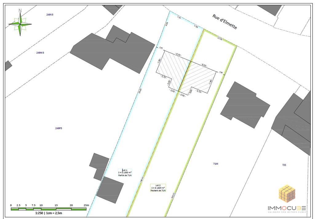 Terrain à vendre à Oleye 4300 125000.00€ chambres m² - annonce 581310