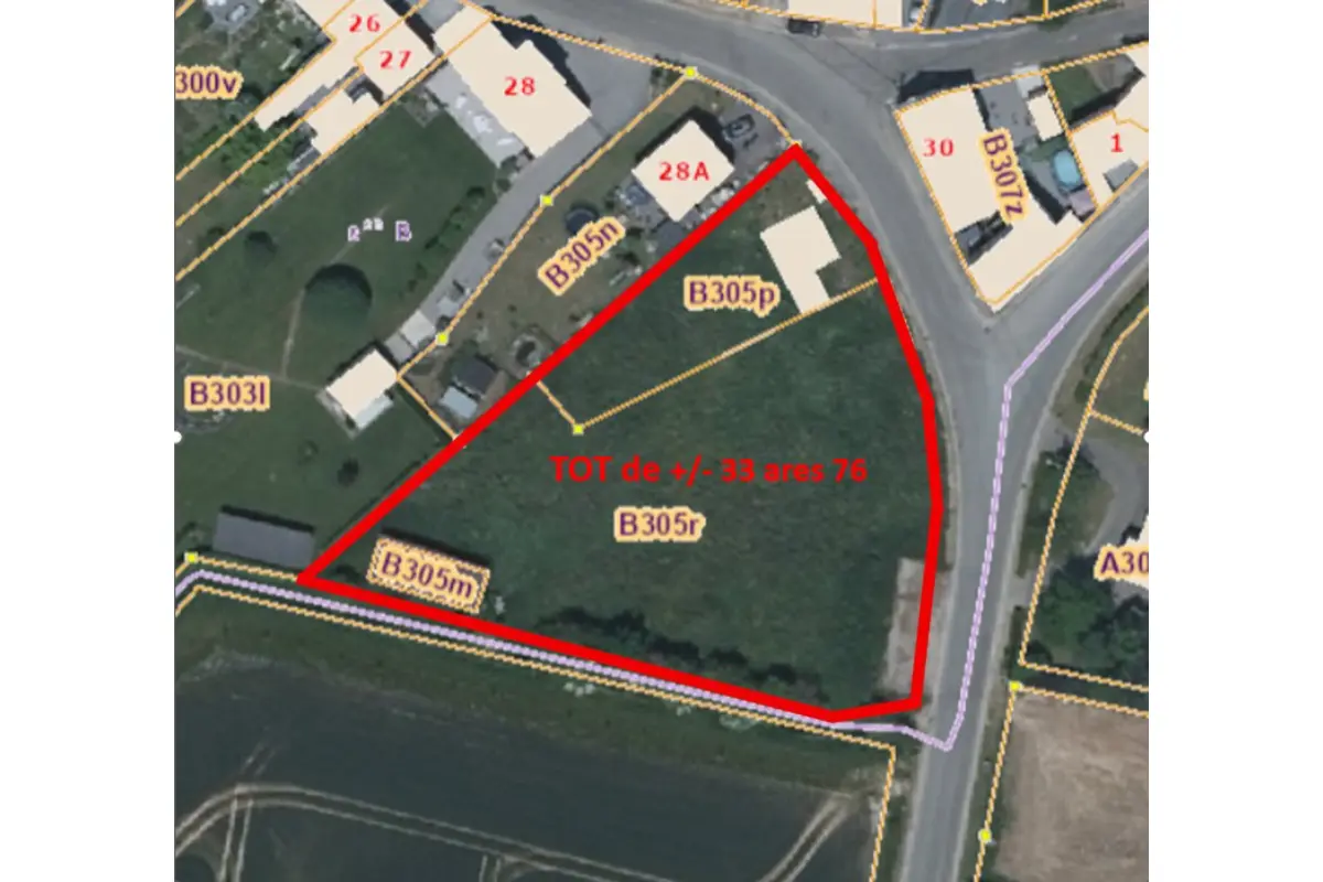 Terrain à vendre à Cras-Avernas 4280 120000.00€  chambres m² - annonce 590025