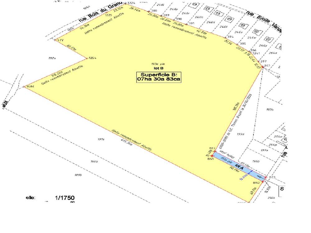 Terrain non bâtissable à vendre à Borlez 4317 840454.00€  chambres m² - annonce 591963