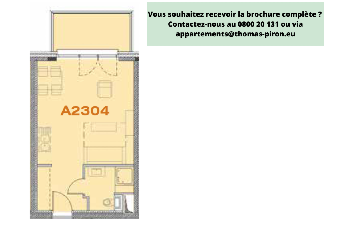 Studio à vendre à Seraing 4100 138000.00€  chambres 39.00m² - annonce 602687