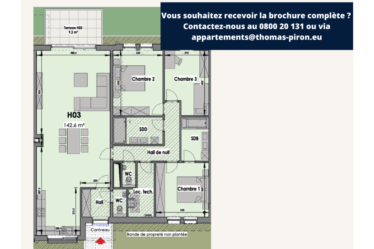 Appartement à vendre à Eupen 4700 0.00€ 3 chambres 143.00m² - annonce 602670