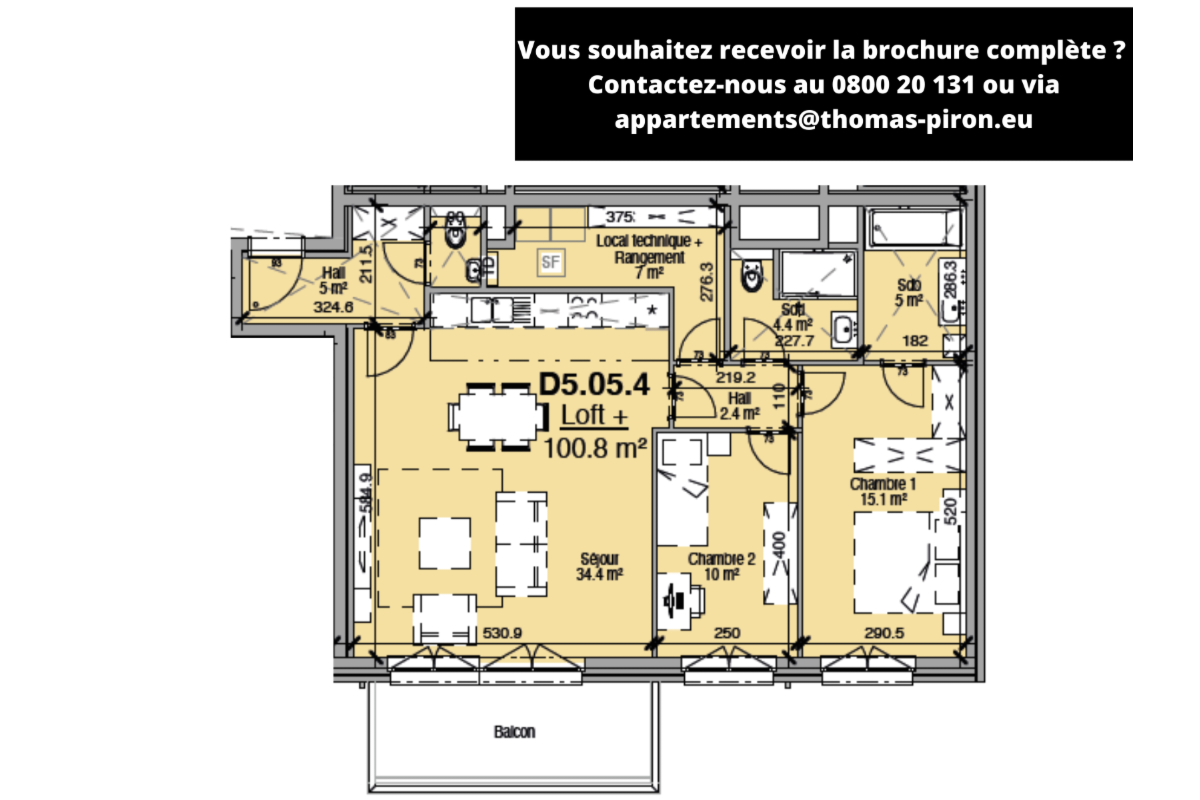 Loft à vendre à Liège 4020 310000.00€ 2 chambres 101.00m² - annonce 602749