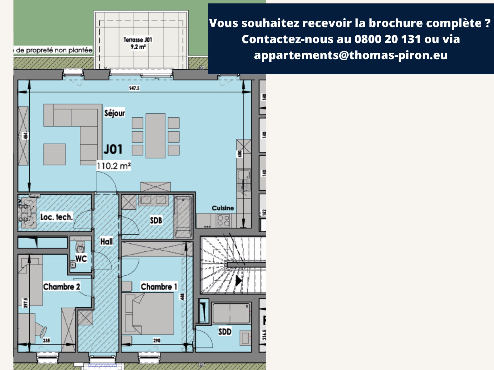 Appartement à vendre à Eupen 4700 0.00€ 2 chambres 110.00m² - annonce 602656