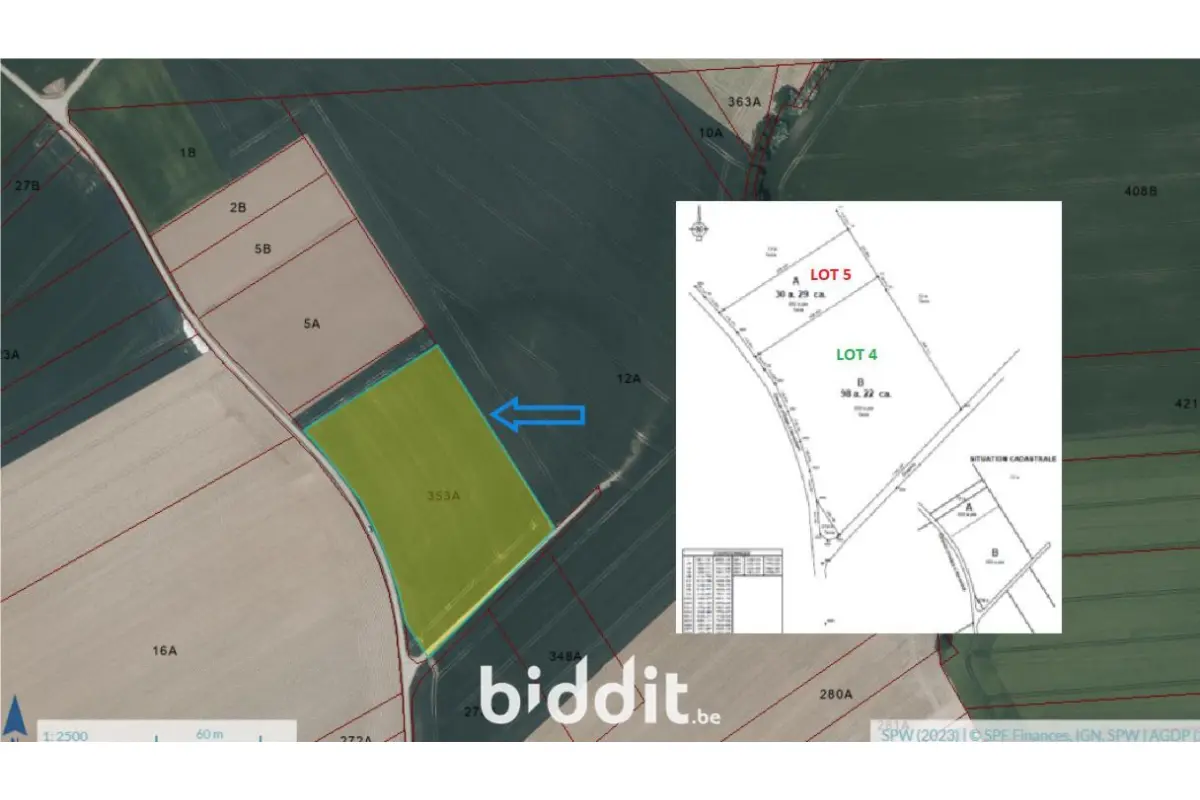 Terrain à vendre à Oreye 4360 24555.00€  chambres m² - annonce 619712