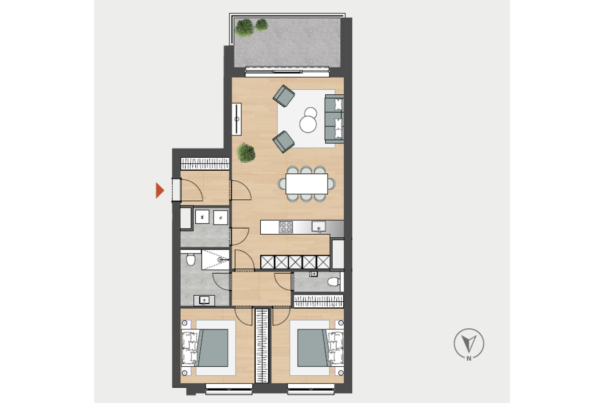 Appartement à vendre à Angleur 4031 0.00€ 2 chambres 82.00m² - annonce 725918