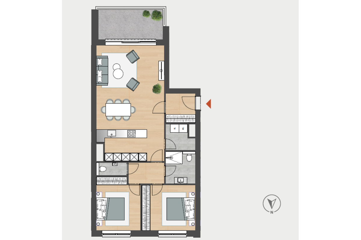 Appartement à vendre à Angleur 4031 0.00€ 2 chambres 81.70m² - annonce 725912