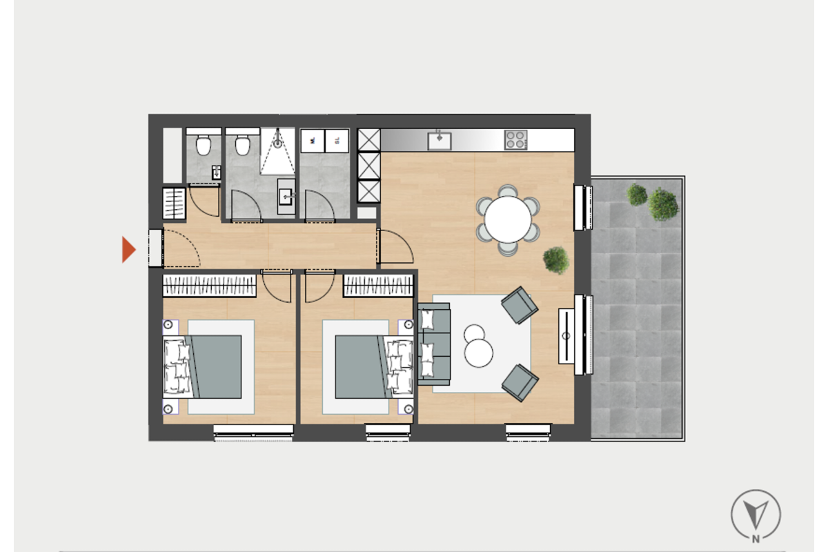 Rez-de-chaussée à vendre à Angleur 4031 0.00€ 2 chambres 75.70m² - annonce 725908
