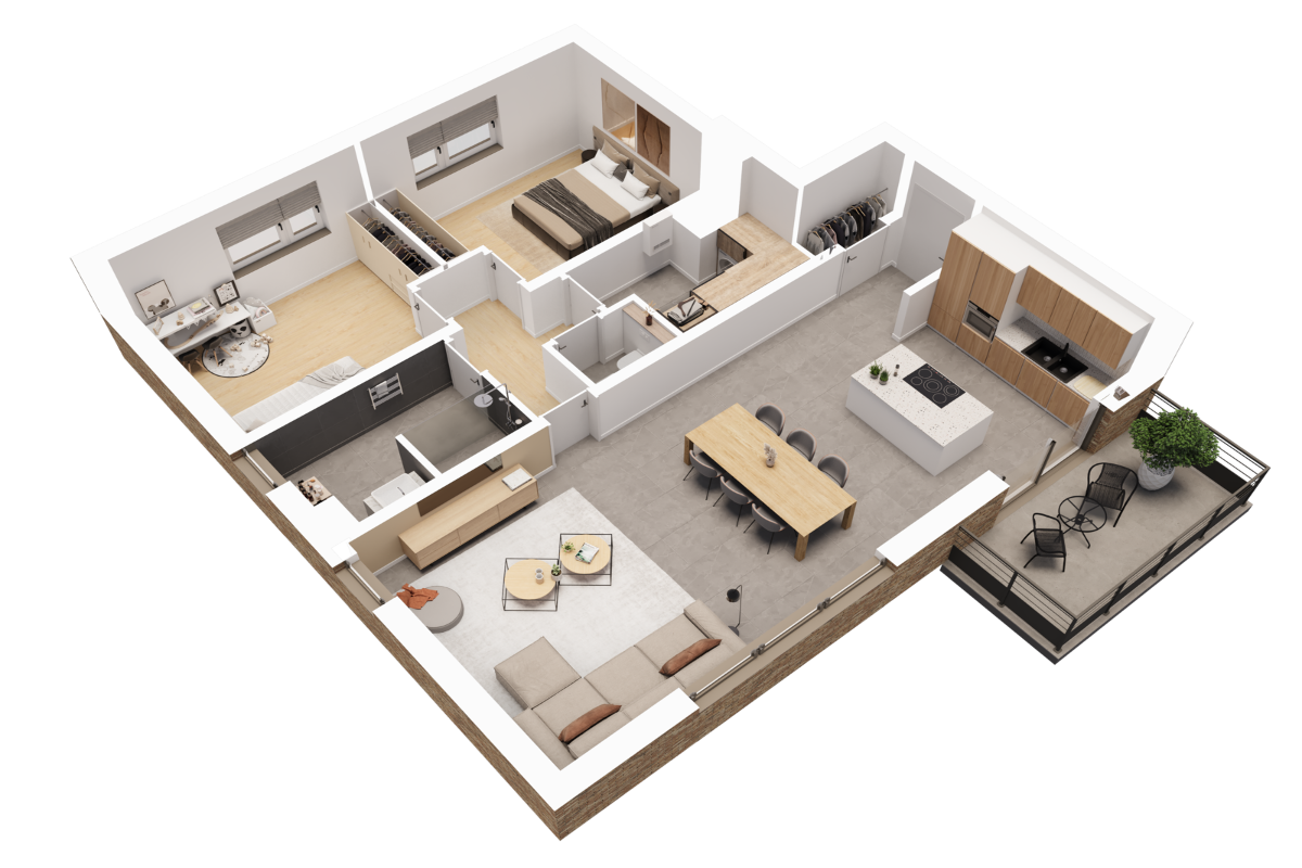 Appartement à  à Montzen 4850 280000.00€ 2 chambres 103.00m² - annonce 632482