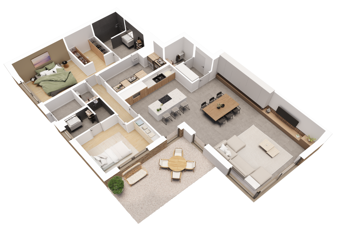 Appartement à  à Montzen 4850 360000.00€ 2 chambres 139.00m² - annonce 632480