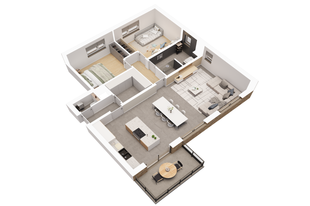 Appartement à  à Montzen 4850 280000.00€ 2 chambres 106.00m² - annonce 632478