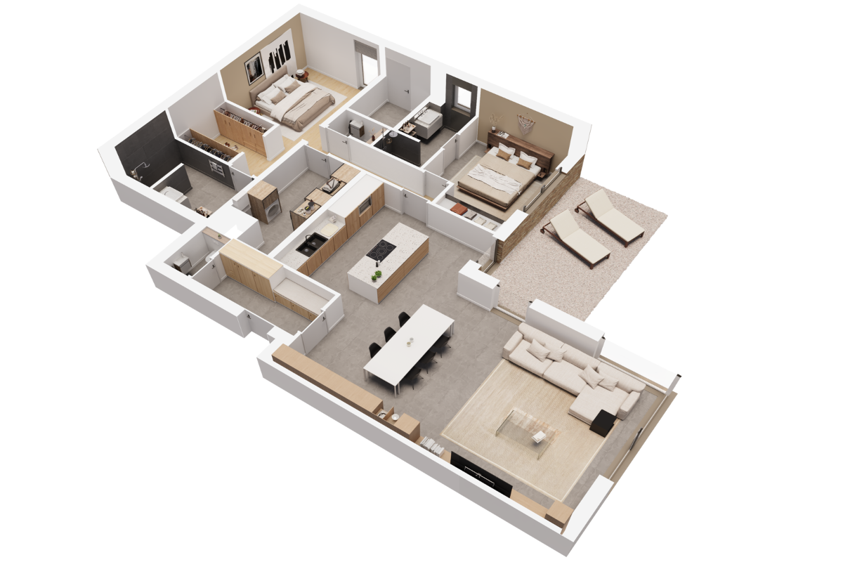 Appartement à  à Montzen 4850 360000.00€ 2 chambres 143.00m² - annonce 632479