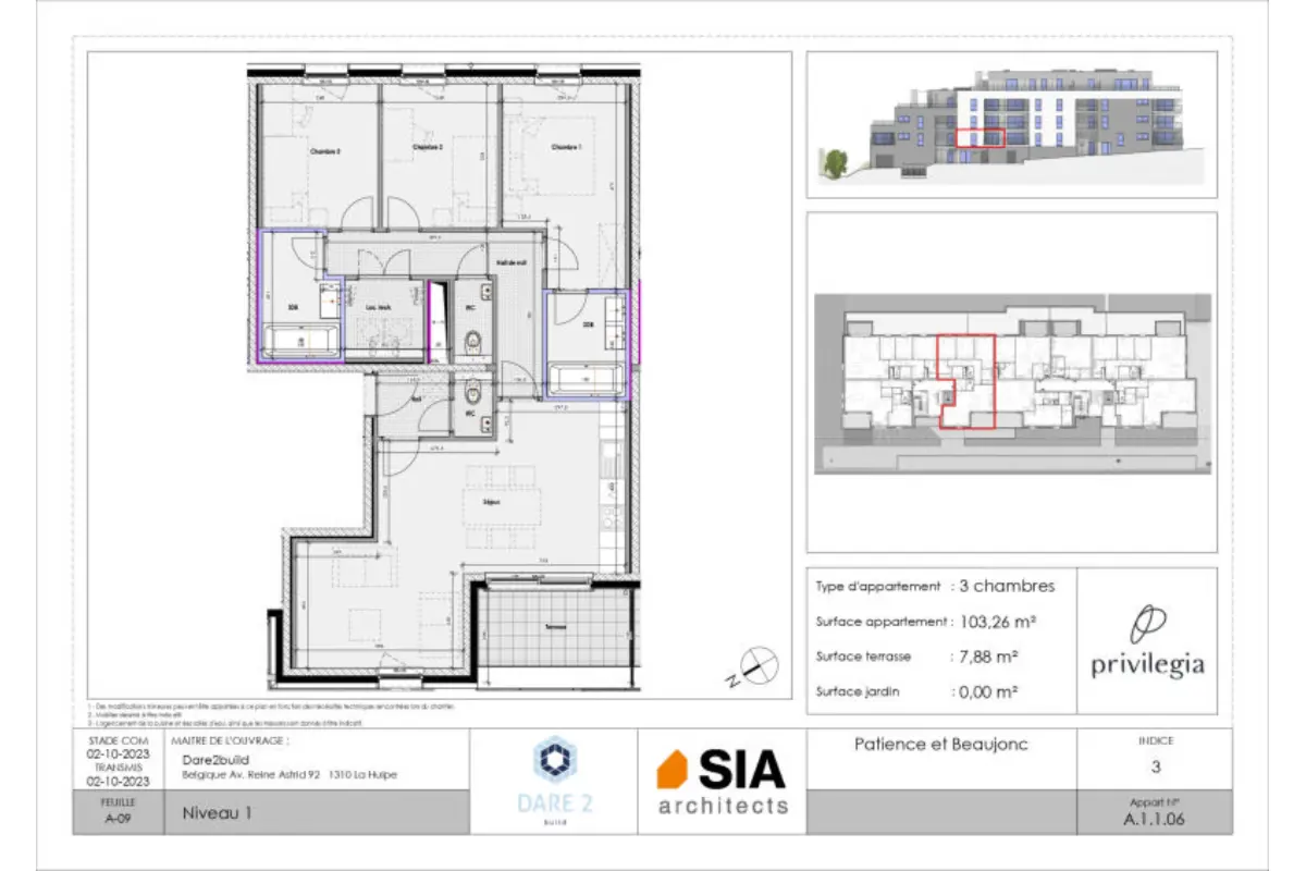 Appartement à vendre à Liège 4000 316240.00€ 3 chambres 103.00m² - annonce 661296
