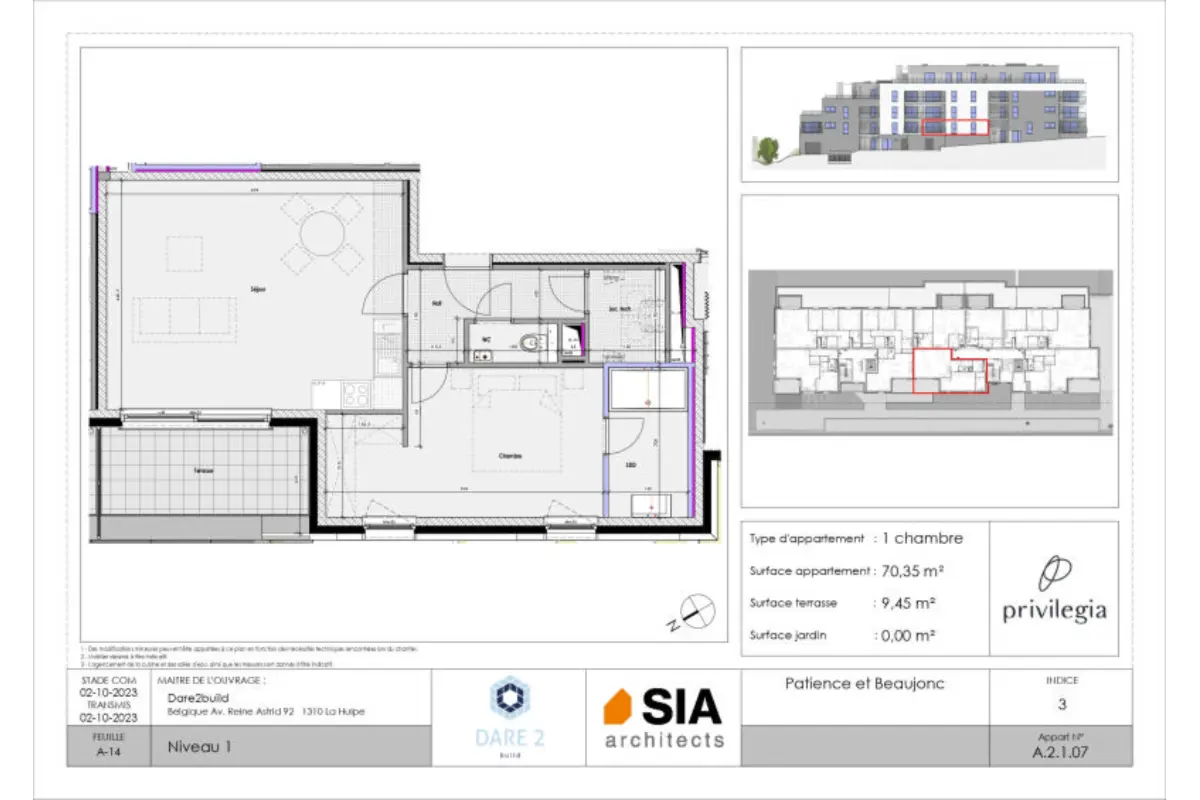 Appartement à vendre à Liège 4000 251535.00€ 1 chambres 70.00m² - annonce 661312