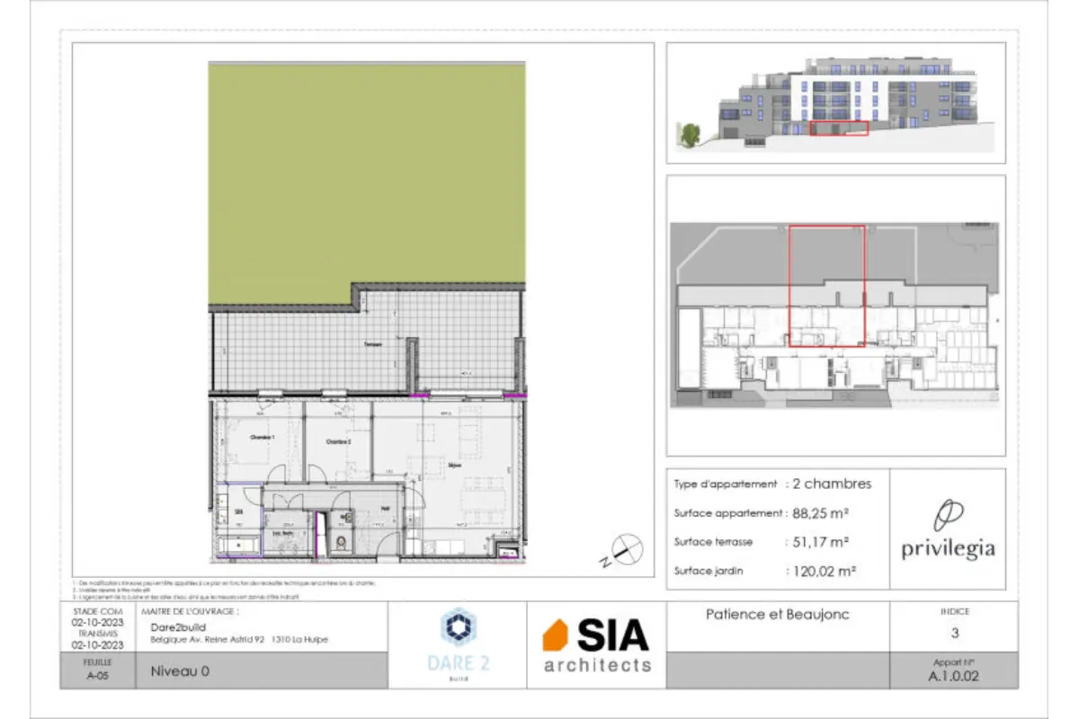 Rez-de-chaussée à vendre à Liège 4000 334822.00€ 2 chambres 88.00m² - annonce 661320