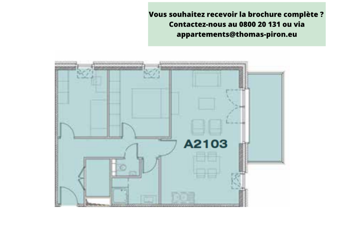 Appartement à vendre à Seraing 4100 218000.00€ 2 chambres 82.00m² - annonce 671320