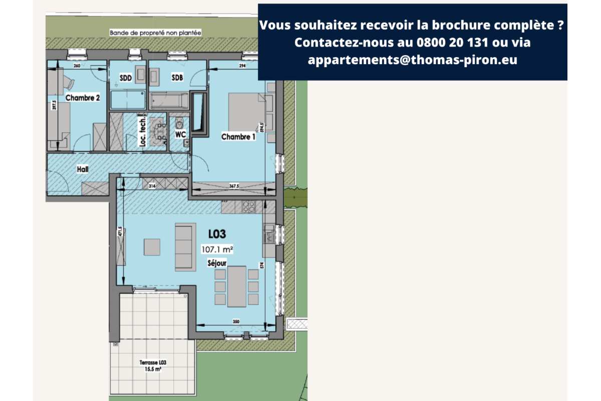 Appartement à vendre à Eupen 4700 0.00€ 2 chambres 107.00m² - annonce 671252
