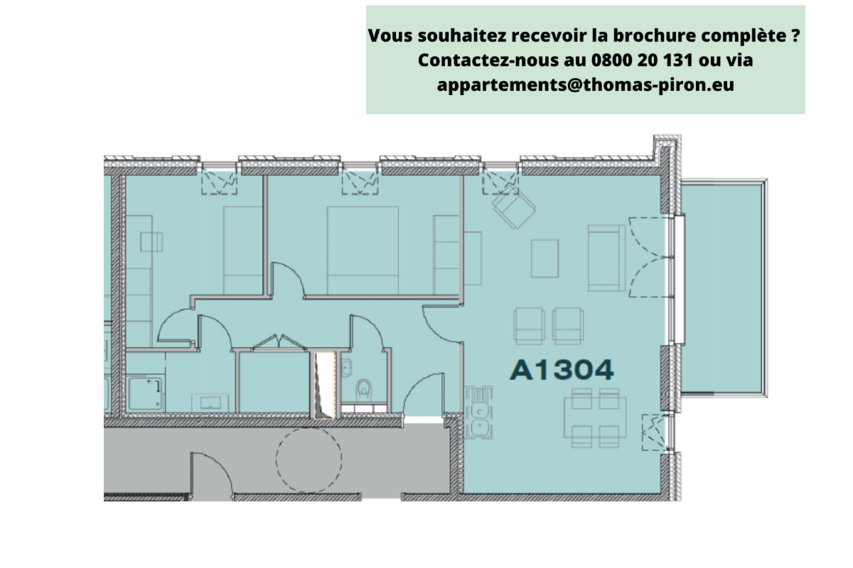 Appartement à vendre à Seraing 4100 236000.00€ 2 chambres 86.00m² - annonce 671300