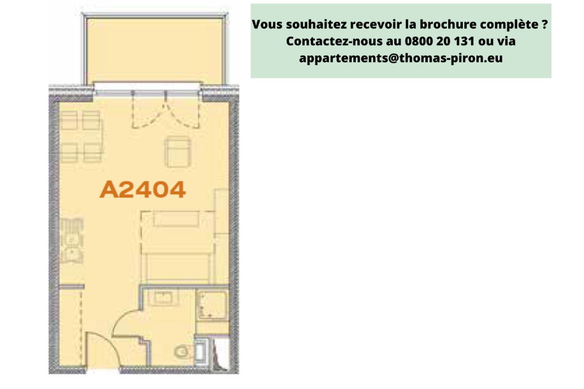 Appartement à vendre à Seraing 4100 141000.00€  chambres 39.00m² - annonce 671327