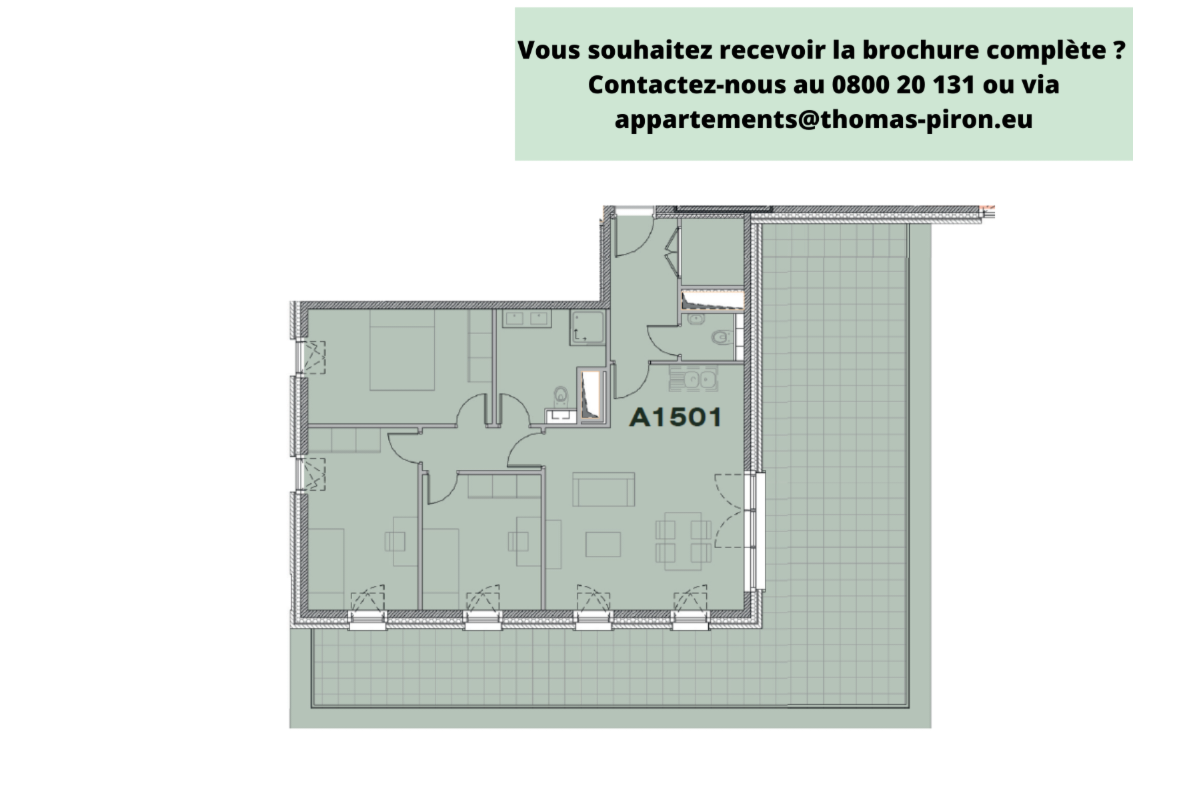 Appartement à vendre à Seraing 4100 337000.00€ 3 chambres 103.00m² - annonce 671292