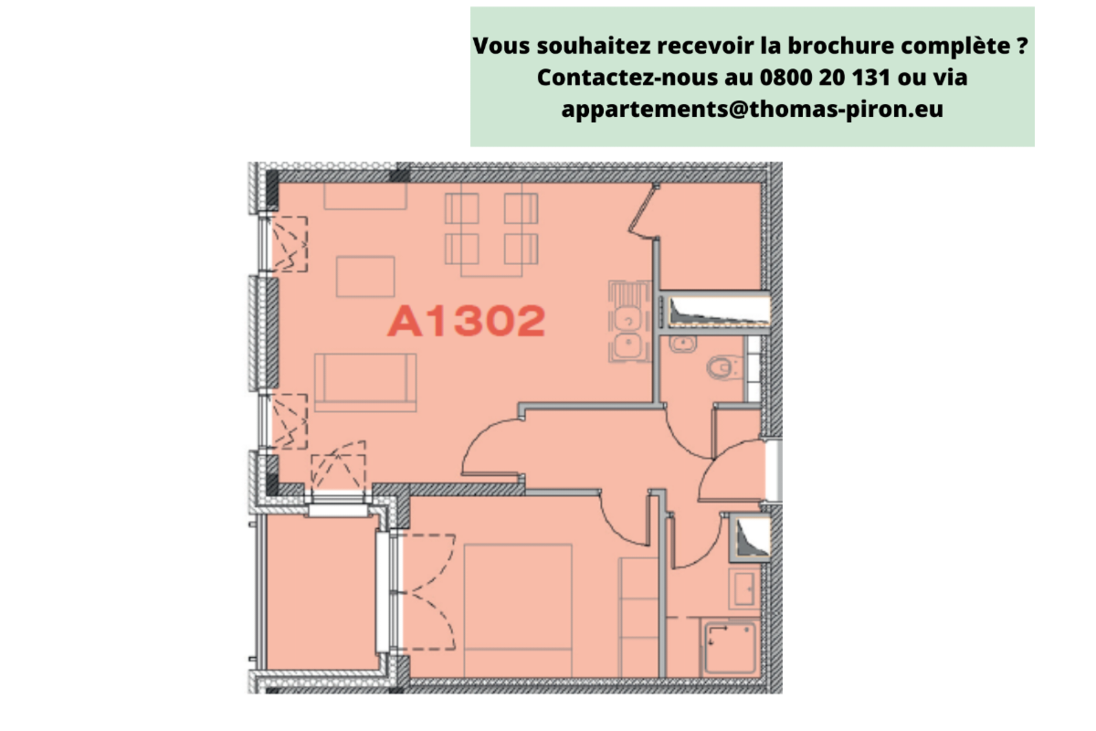 Appartement à vendre à Seraing 4100 161000.00€ 1 chambres 55.00m² - annonce 671294