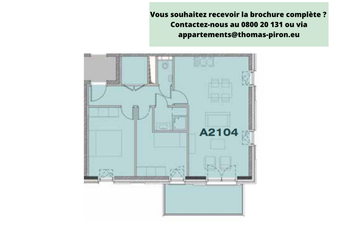 Appartement à vendre à Seraing 4100 218000.00€ 2 chambres 79.00m² - annonce 671323