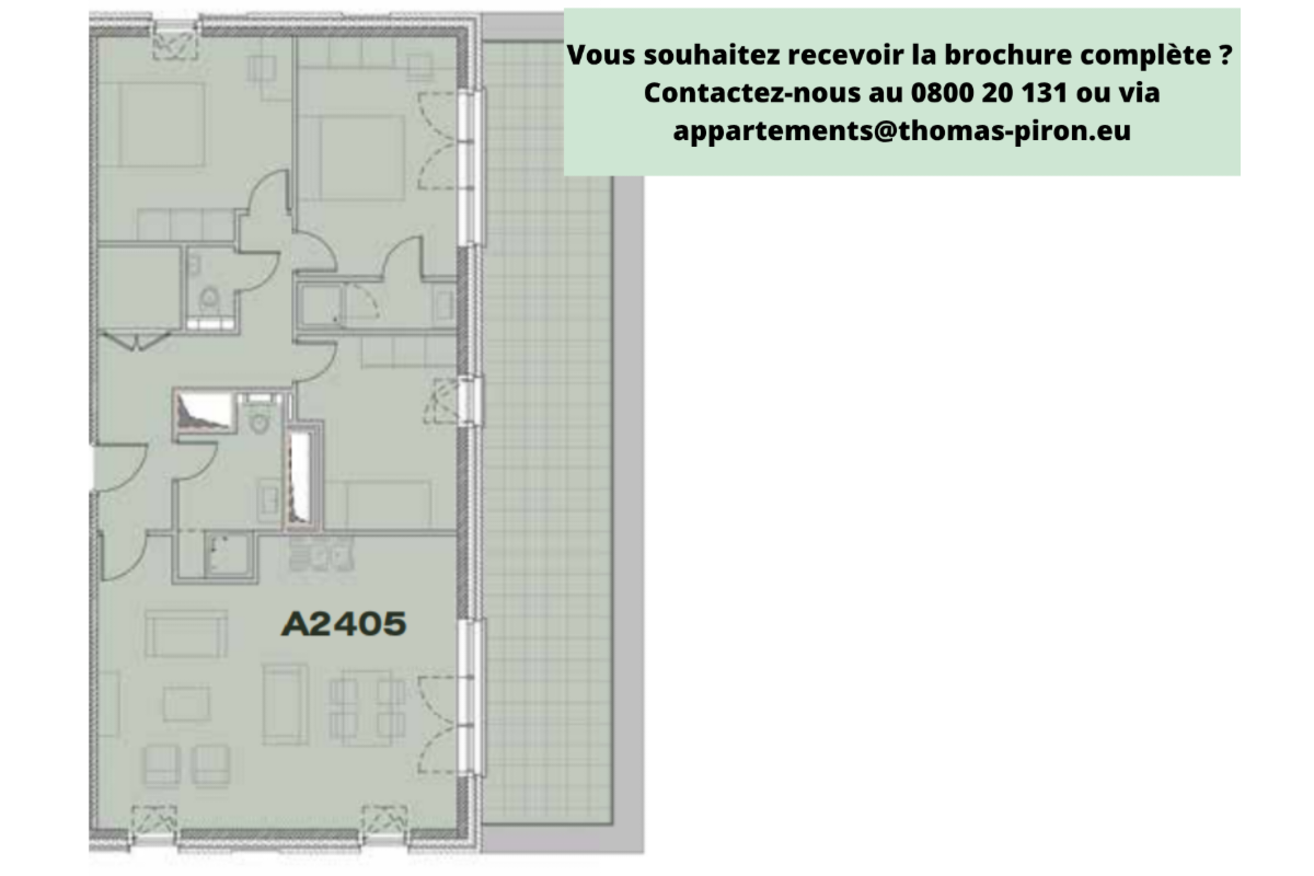 Appartement à vendre à Seraing 4100 327000.00€ 3 chambres 116.00m² - annonce 671324