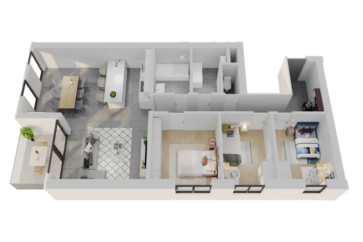 Appartement à vendre à Jemeppe-sur-Meuse 4101 312300.00€ 3 chambres 112.00m² - annonce 677237