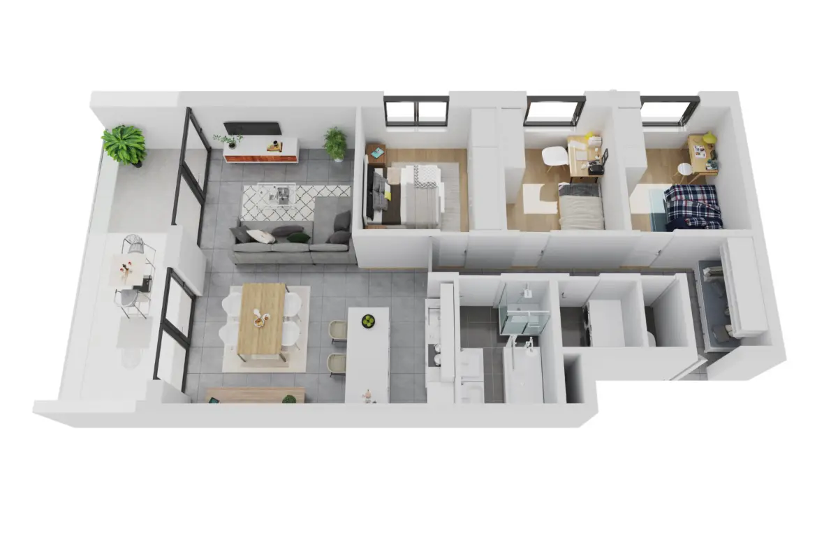 Appartement à vendre à Jemeppe-sur-Meuse 4101 335300.00€ 3 chambres 107.00m² - annonce 677151