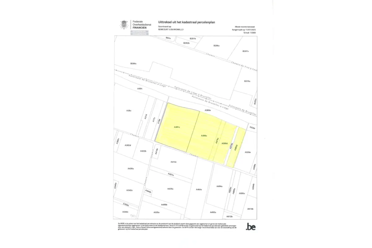 Terrain à vendre à Momalle 4350 1058384.00€  chambres m² - annonce 690582