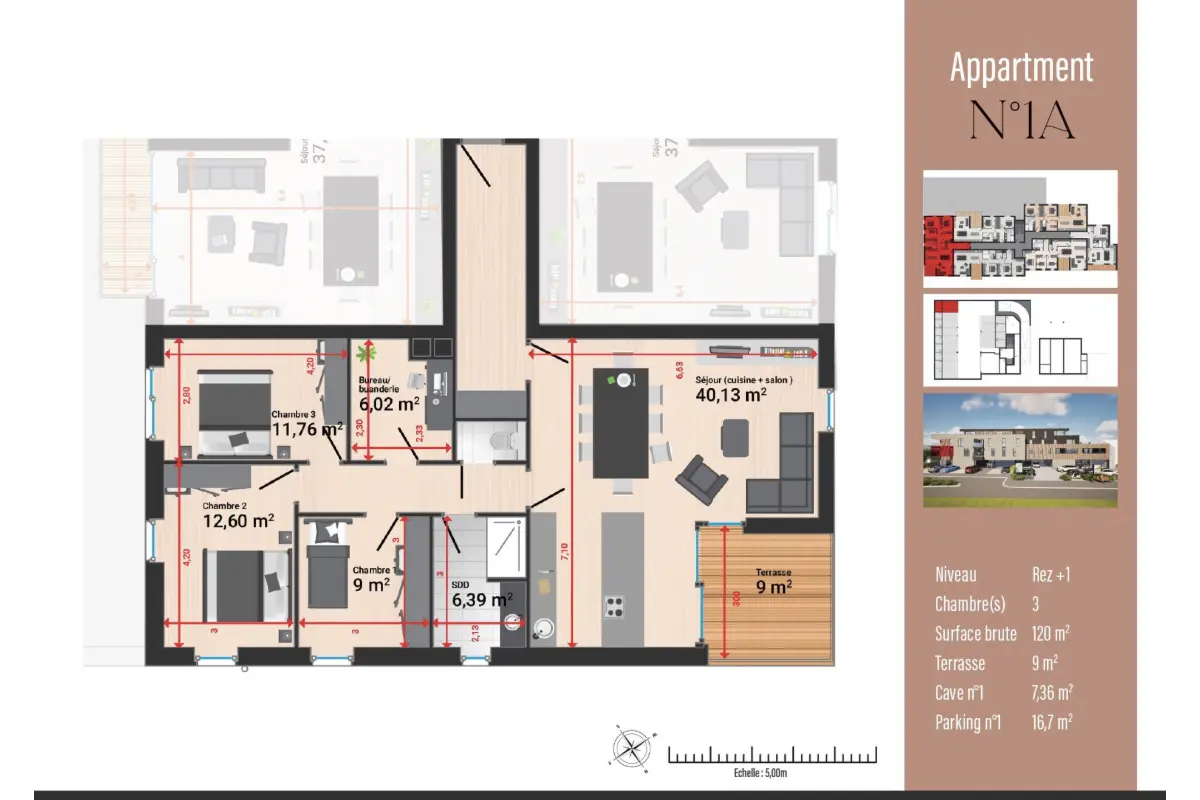 Appartement à vendre à Malmedy 4960 416000.00€ 3 chambres 120.00m² - annonce 724316