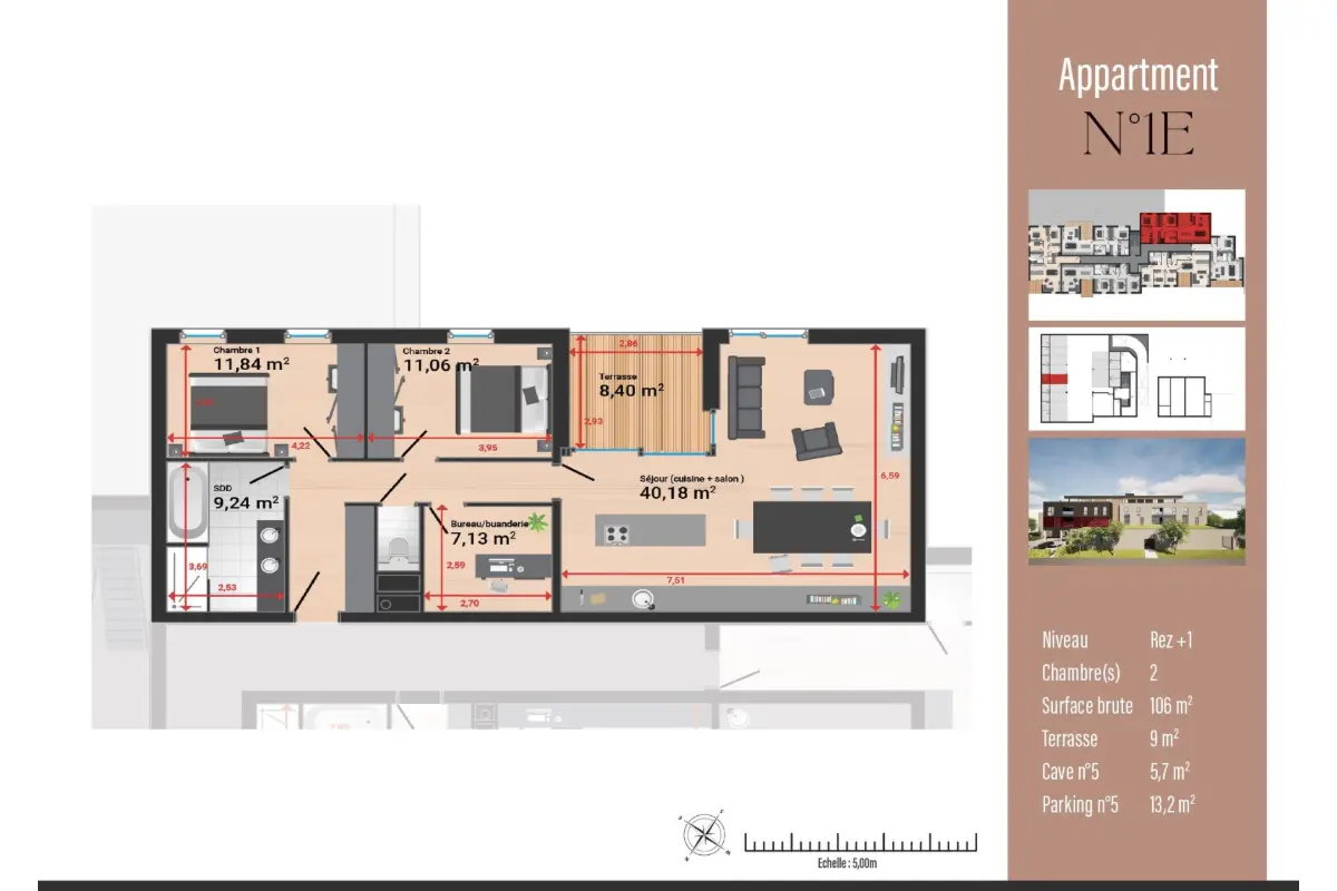 Appartement à vendre à Malmedy 4960 371000.00€ 2 chambres 106.00m² - annonce 724320