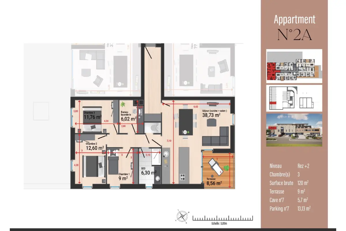Appartement à vendre à Malmedy 4960 435000.00€ 3 chambres 120.00m² - annonce 724322